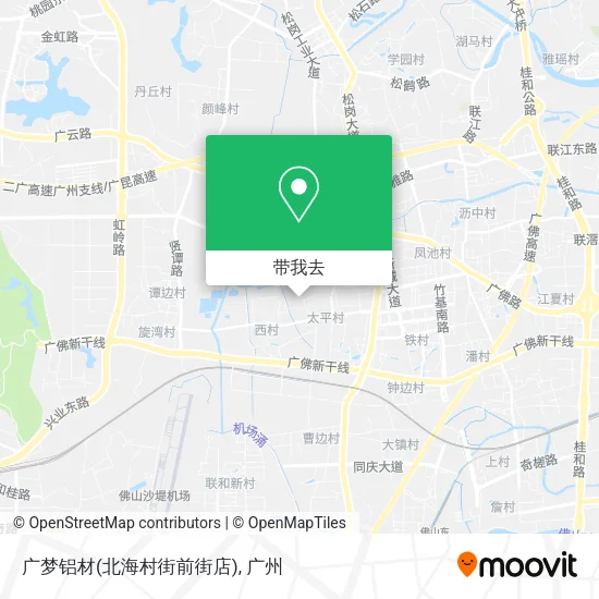 广梦铝材(北海村街前街店)地图