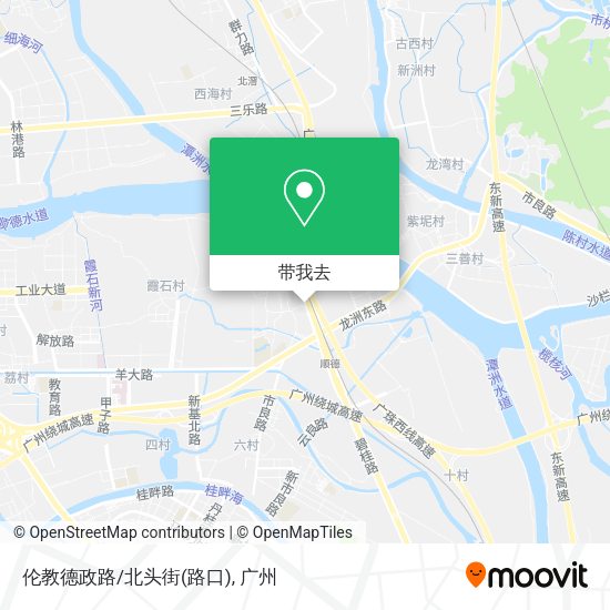 伦教德政路/北头街(路口)地图