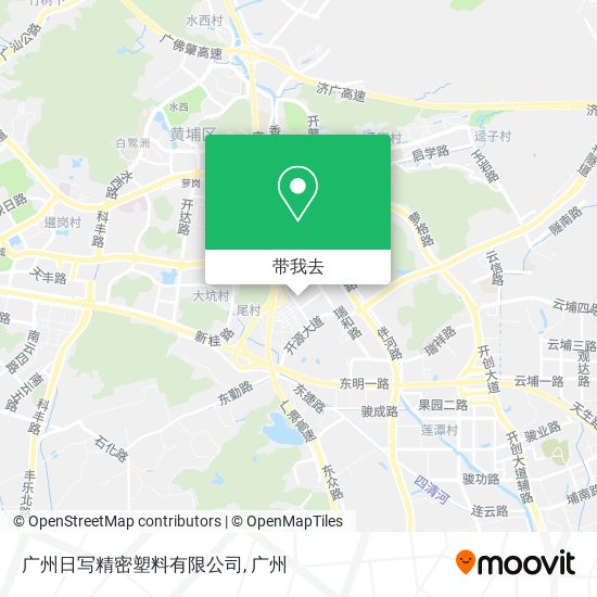 广州日写精密塑料有限公司地图