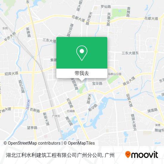 湖北江利水利建筑工程有限公司广州分公司地图