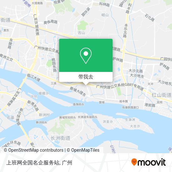 上班网全国名企服务站地图
