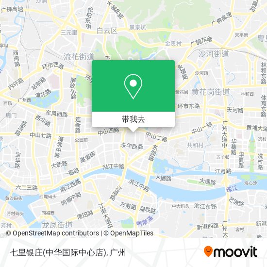 七里银庄(中华国际中心店)地图
