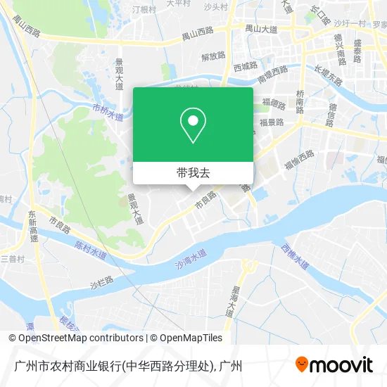 广州市农村商业银行(中华西路分理处)地图