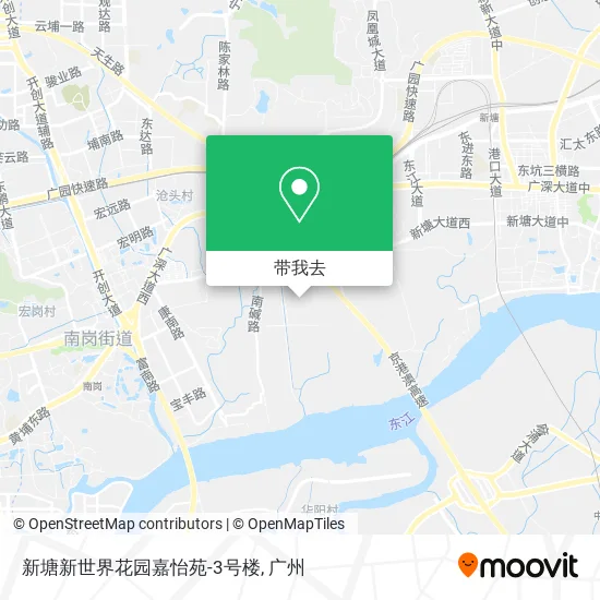 新塘新世界花园嘉怡苑-3号楼地图