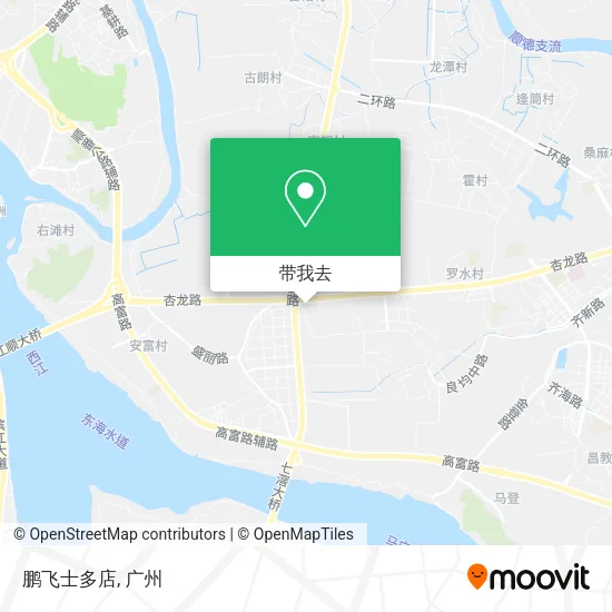 鹏飞士多店地图