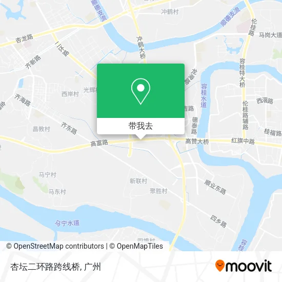 杏坛二环路跨线桥地图