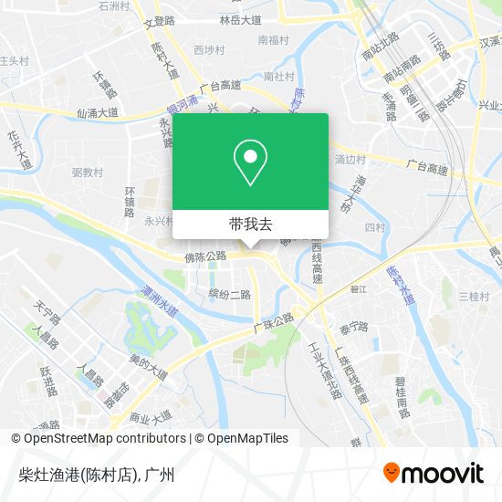 柴灶渔港(陈村店)地图
