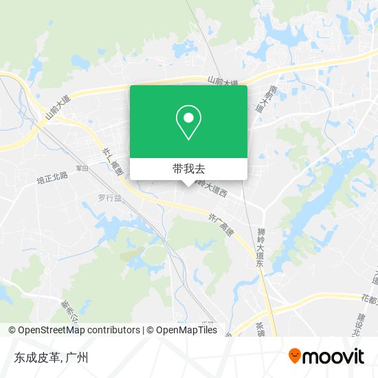东成皮革地图