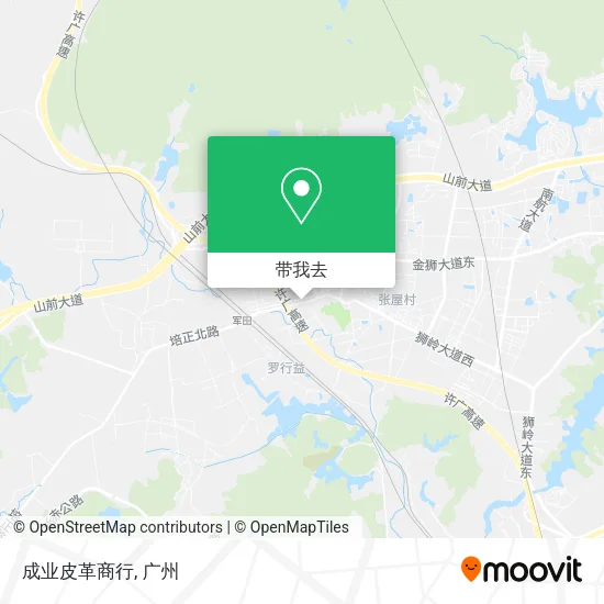 成业皮革商行地图