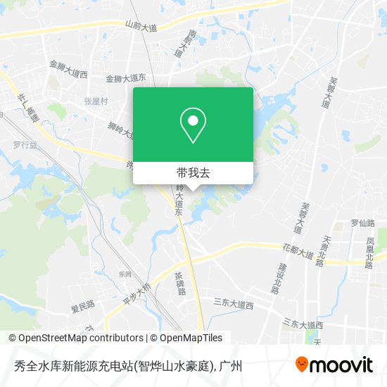 秀全水库新能源充电站(智烨山水豪庭)地图