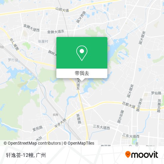 轩逸荟-12幢地图