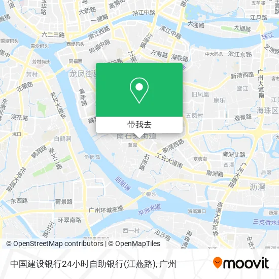 中国建设银行24小时自助银行(江燕路)地图