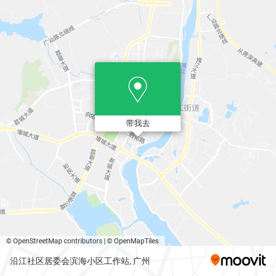 沿江社区居委会滨海小区工作站地图