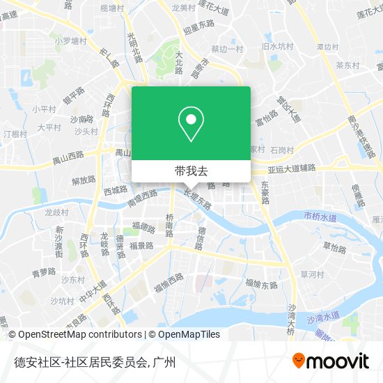 德安社区-社区居民委员会地图