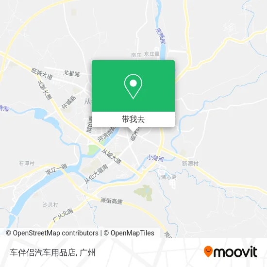 车伴侣汽车用品店地图