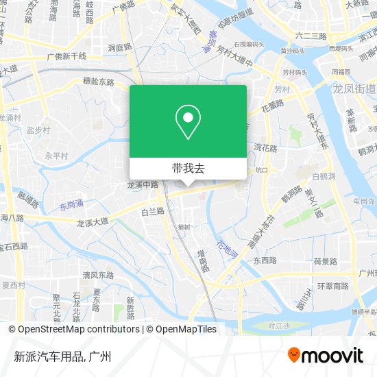 新派汽车用品地图
