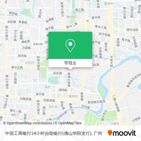 中国工商银行24小时自助银行(佛山华阳支行)地图