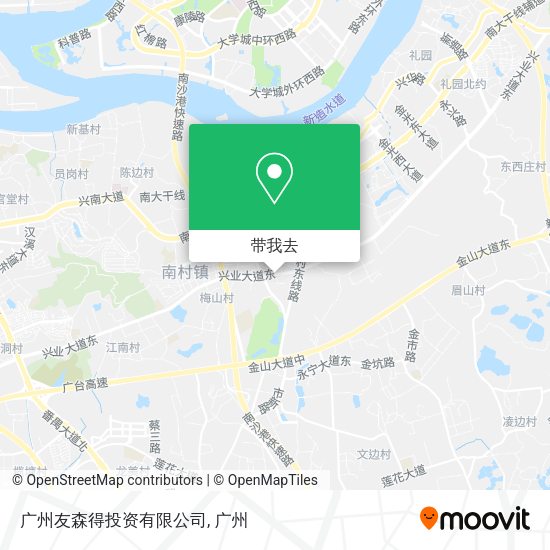 广州友森得投资有限公司地图