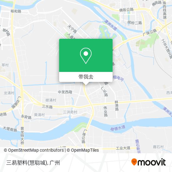 三易塑料(慧聪城)地图