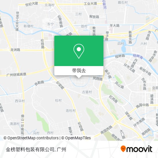 金榜塑料包装有限公司地图