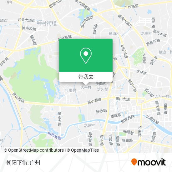 朝阳下街地图