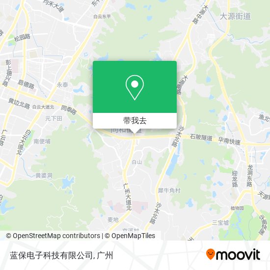 蓝保电子科技有限公司地图
