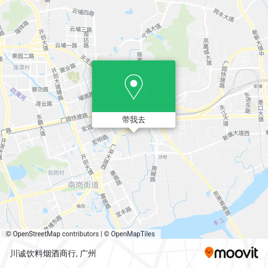 川诚饮料烟酒商行地图