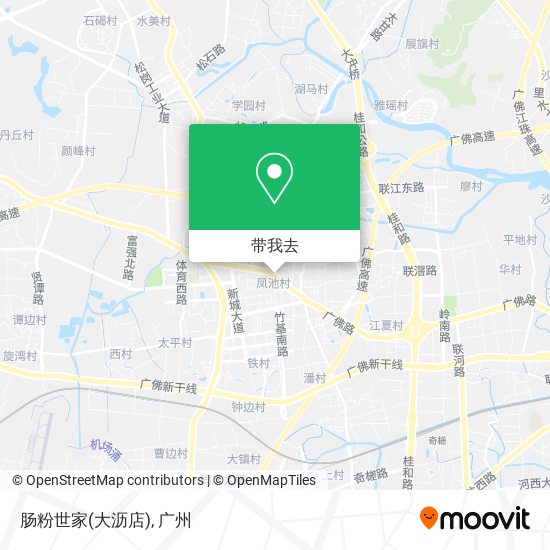 肠粉世家(大沥店)地图