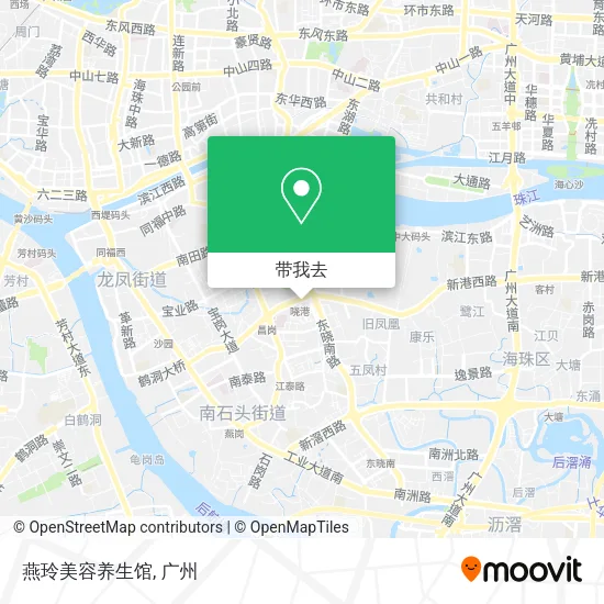 燕玲美容养生馆地图