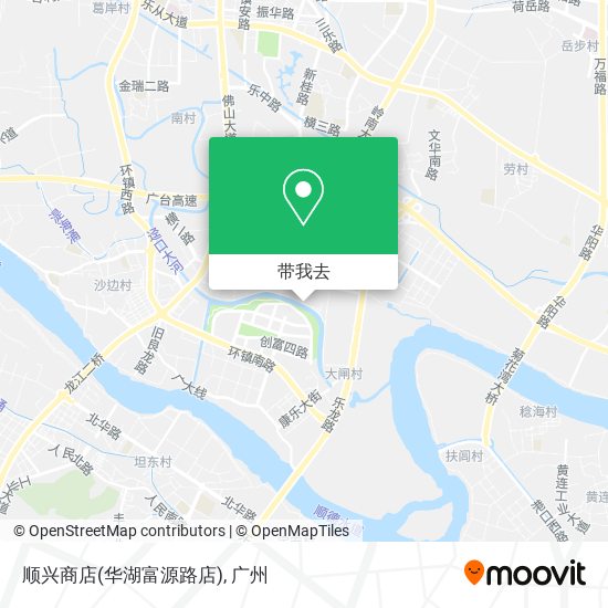 顺兴商店(华湖富源路店)地图