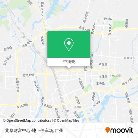 兆华财富中心-地下停车场地图