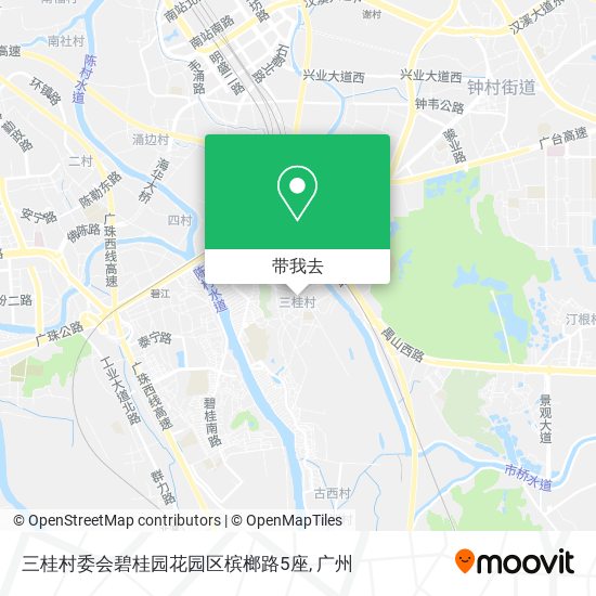 三桂村委会碧桂园花园区槟榔路5座地图