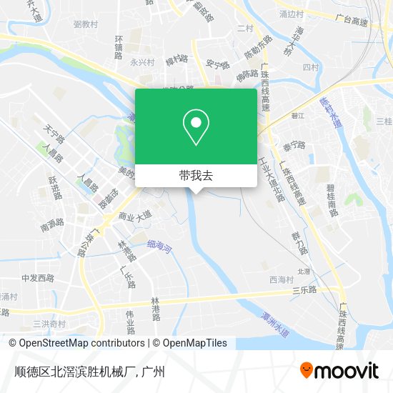 顺德区北滘滨胜机械厂地图