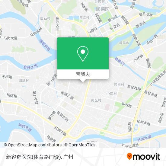 新容奇医院(体育路门诊)地图