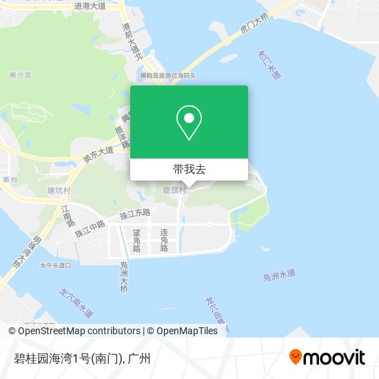 碧桂园海湾1号(南门)地图