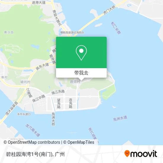 碧桂园海湾1号(南门)地图