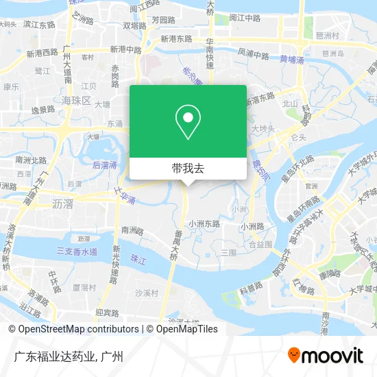 广东福业达药业地图