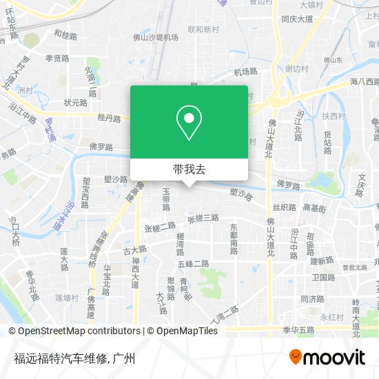 福远福特汽车维修地图
