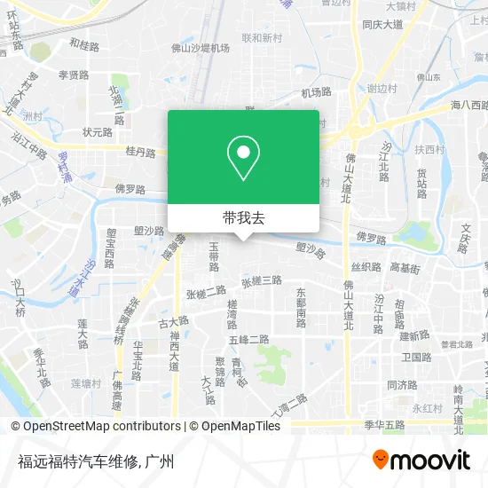 福远福特汽车维修地图