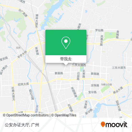 公安办证大厅地图