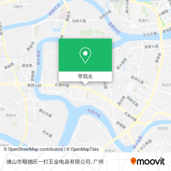 佛山市顺德区一灯五金电器有限公司地图