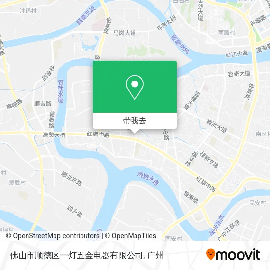 佛山市顺德区一灯五金电器有限公司地图