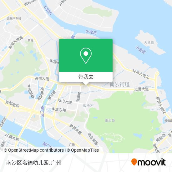 南沙区名德幼儿园地图