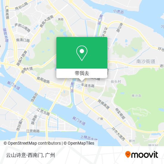 云山诗意-西南门地图