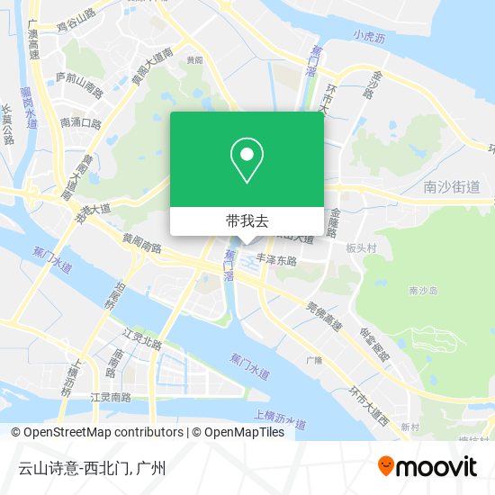 云山诗意-西北门地图