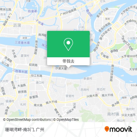 珊瑚湾畔-南3门地图