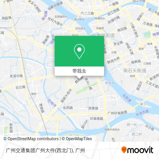 广州交通集团广州大件(西北门)地图