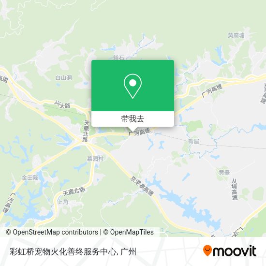 彩虹桥宠物火化善终服务中心地图