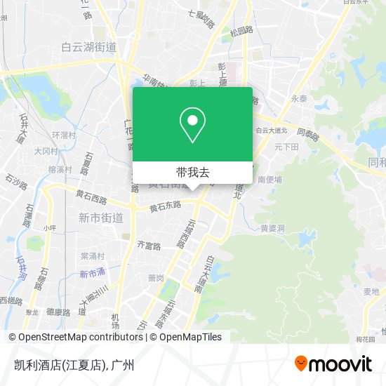 凯利酒店(江夏店)地图