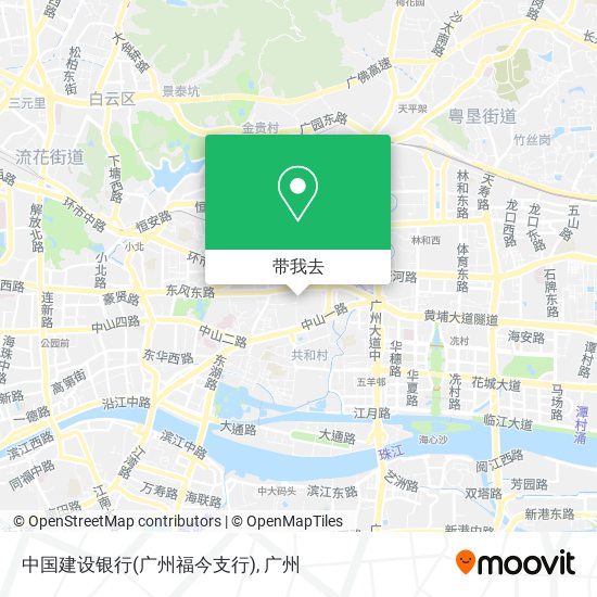 中国建设银行(广州福今支行)地图